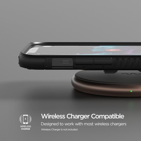 VRS DESIGN Damda QuickStand Skal iPhone 12 & 12 Pro - Svart