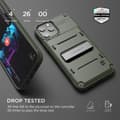 Miniatyrbild 7 av 10: VRS DESIGN Damda QuickStand Skal iPhone 12 & 12 Pro - Grön