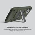Miniatyrbild 8 av 10: VRS DESIGN Damda QuickStand Skal iPhone 12 & 12 Pro - Grön