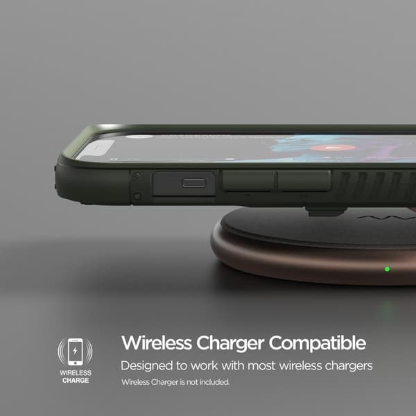 VRS DESIGN Damda QuickStand Skal iPhone 12 & 12 Pro - Grön