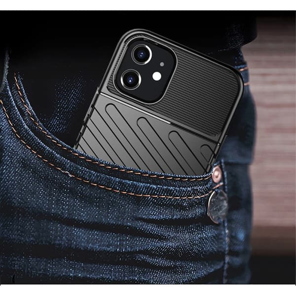 Thunder Twill Texture Skal iPhone 12 Mini - Grön