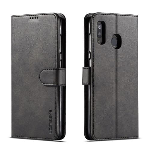 LC.IMEEKE Plånboksfodral för Samsung Galaxy A40 - Svart
