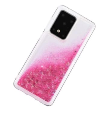 Glitter Skal till Samsung Galaxy S20 - Rosa