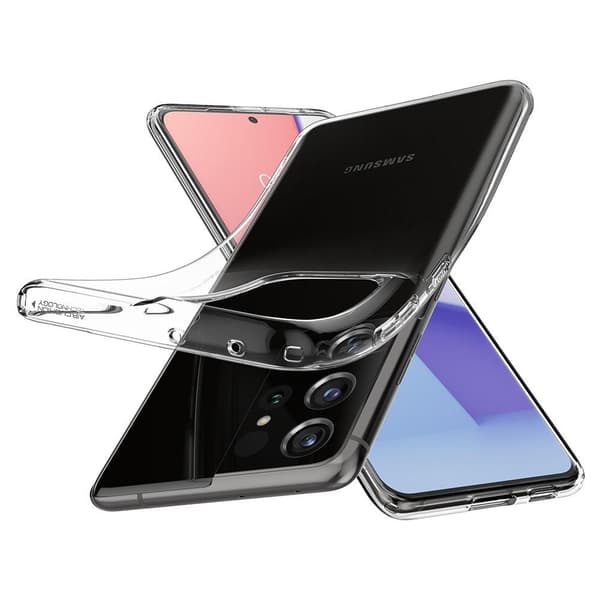 SPIGEN Liquid Crystal Skal Galaxy S21 Ultra Crystal Clear