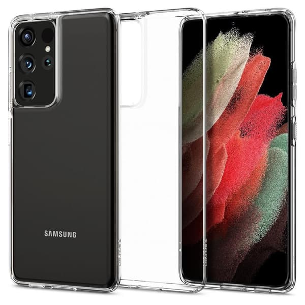 SPIGEN Liquid Crystal Skal Galaxy S21 Ultra Crystal Clear