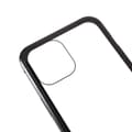 Miniatyrbild 6 av 6: Magnetisk Metal skal med Härdat Glas till iPhone 12 Mini - Svart