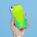 Miniatyrbild 3 av 6: Liquid Neon Sand skal till iPhone XR - Grön