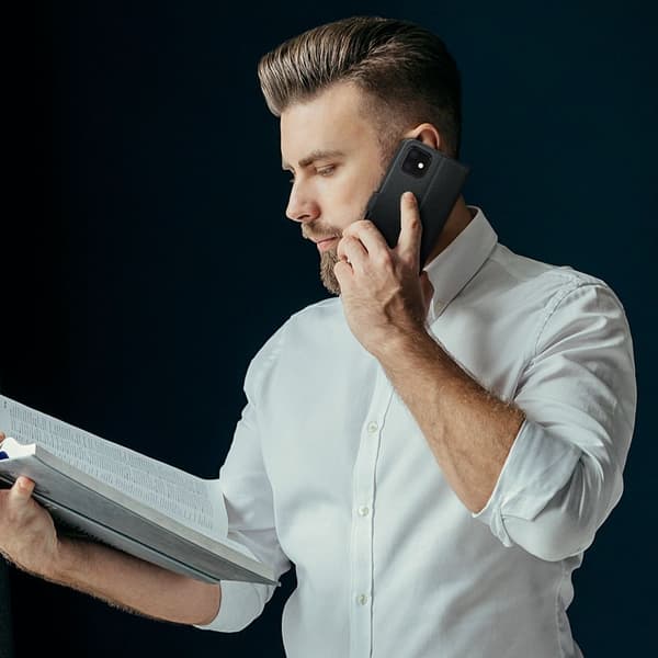 Plånboksfodral iPhone 7/8/SE (2020/2022) - Svart