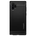 Miniatyrbild 2 av 5: SPIGEN Rugged Armor mobilskal Galaxy Note 10+ Plus Matte Svart