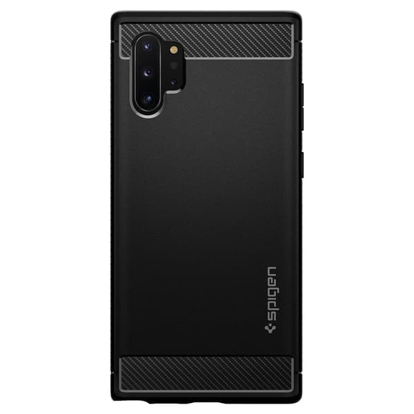 SPIGEN Rugged Armor mobilskal Galaxy Note 10+ Plus Matte Svart