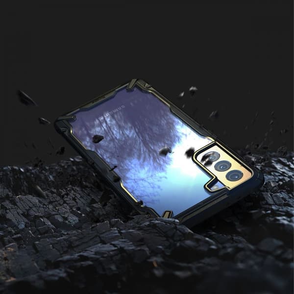RINGKE Fusion X mobilskal  Till Galaxy S21 Svart
