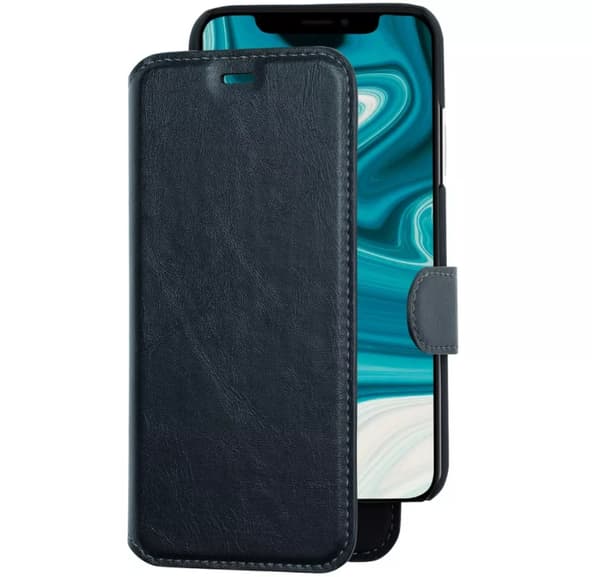 Champion 2-in-1 tunnt Plånboksfodral iPhone 12 & 12 Pro - Svart