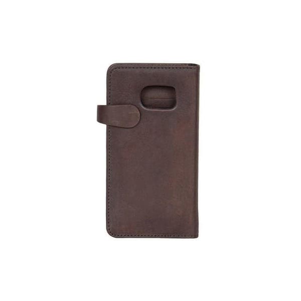 BUFFALO äkta läder Plånboksfodral Samsung Galaxy S7 - Brun