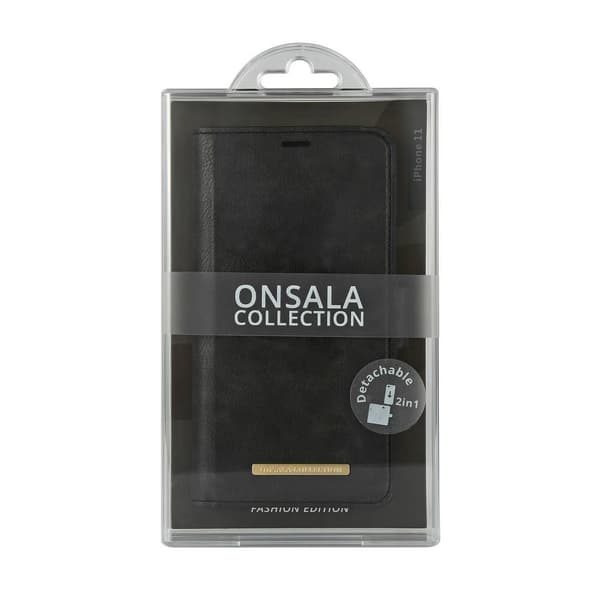ONSALA Mobilfodral Midnight Black iPhone 11