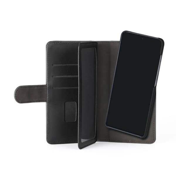 GEAR Mobilfodral Svart 7 Kortfack Samsung A41 2in1 Magnetskal