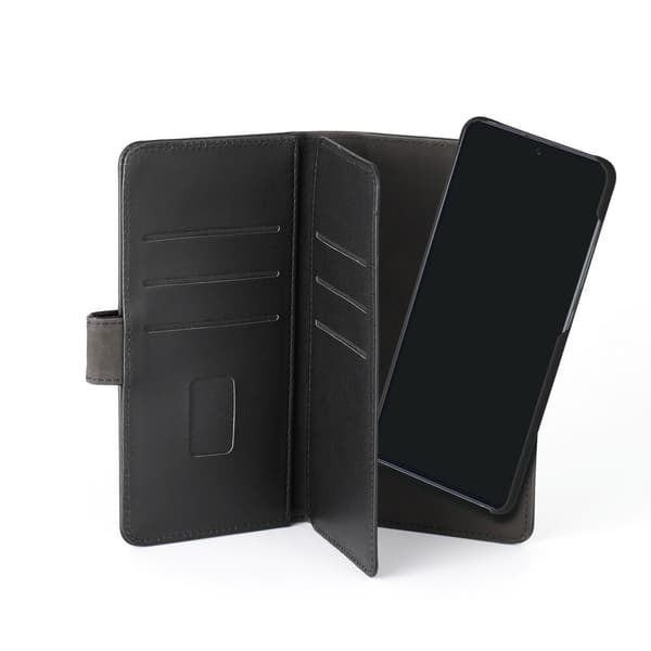 GEAR Mobilfodral Svart 7 Kortfack Samsung A41 2in1 Magnetskal