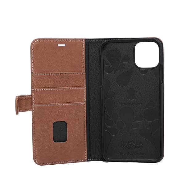 ONSALA Mobilfodral Skinn Brun iPhone 11 Pro Max