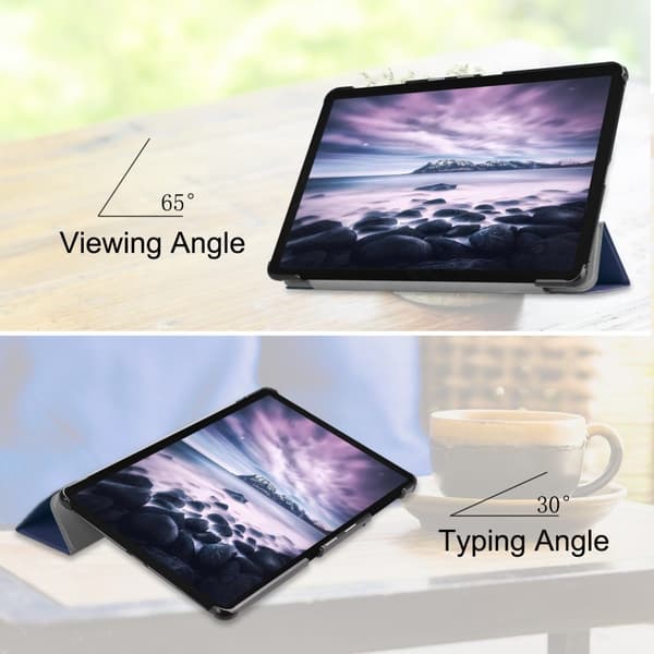 Tri-fold Fodral för Samsung Galaxy Tab A 10.5 - Mörkblå