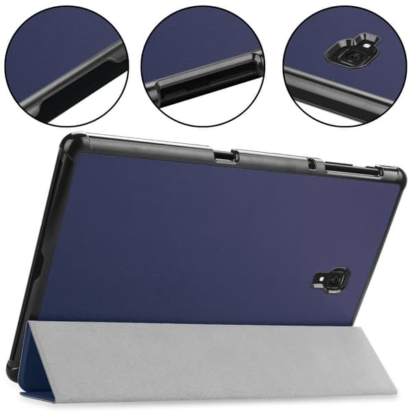 Tri-fold Fodral för Samsung Galaxy Tab A 10.5 - Mörkblå