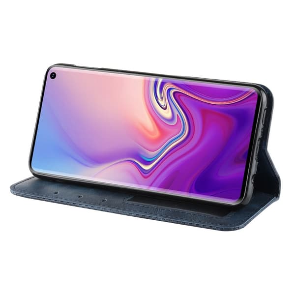 Vintage Fodral för Samsung Galaxy S10e - Blå