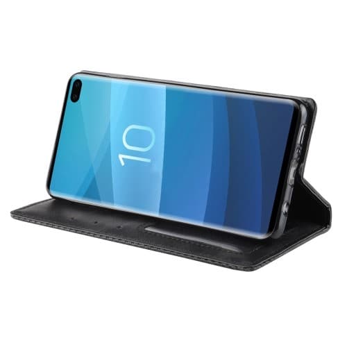 Vintage Plånboksfodral till Samsung Galaxy S10 Plus - Svart