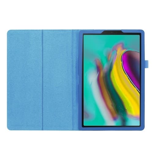 Litchi Texture Fodral för Samsung Galaxy Tab S5e 10.5" - Blå