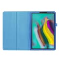 Miniatyrbild 3 av 4: Litchi Texture Fodral för Samsung Galaxy Tab S5e 10.5" - Blå