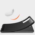 Miniatyrbild 5 av 6: Carbon Brushed mobilskal till Galaxy A72 5G - Svart