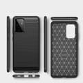 Miniatyrbild 6 av 6: Carbon Brushed mobilskal till Galaxy A72 5G - Svart