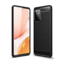Miniatyrbild 1 av 6: Carbon Brushed mobilskal till Galaxy A72 5G - Svart