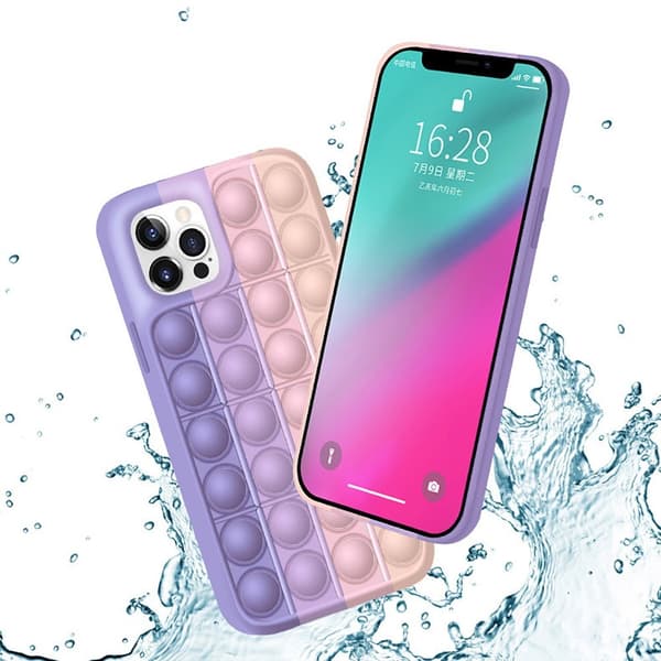 Pop it fidget skal till iPhone 12 Pro Max - Grön