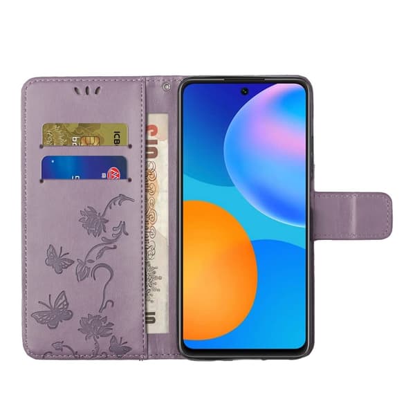 Butterfly Plånboksfodral Galaxy A72 5G - Lila