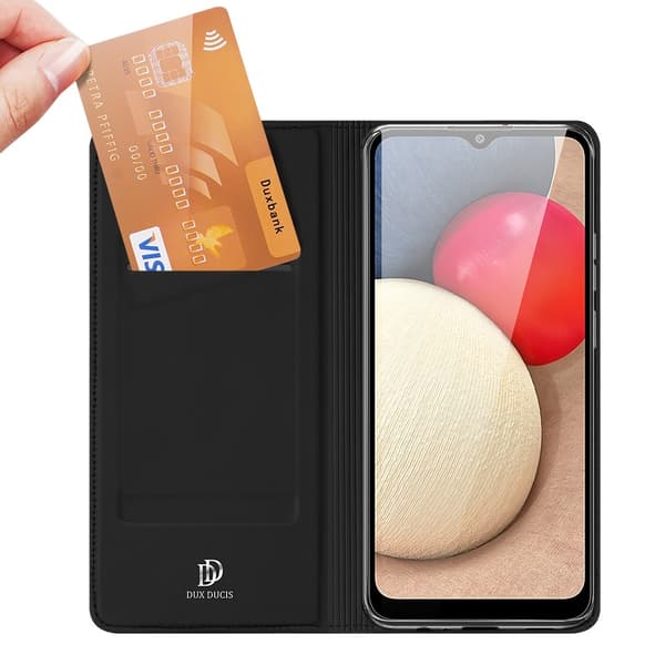 DUX DUCIS Plånboksfodral Samsung Galaxy A02s - Svart