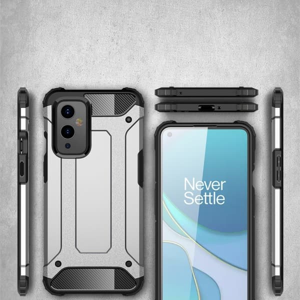 Hybrid Armor Mobilskal till Oneplus 9 - Svart