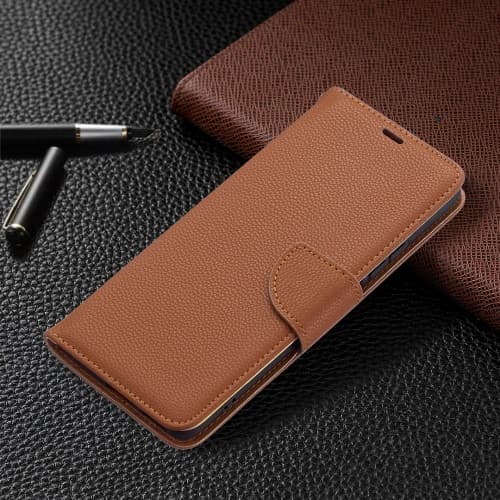 Litchi Plånboksfodral till Xiaomi Mi 11i / Poco F3 - Brun