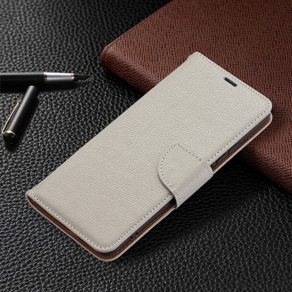 Litchi Plånboksfodral till Xiaomi Mi 11i / Poco F3 - Grå