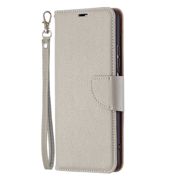 Litchi Plånboksfodral till Xiaomi Mi 11i / Poco F3 - Grå
