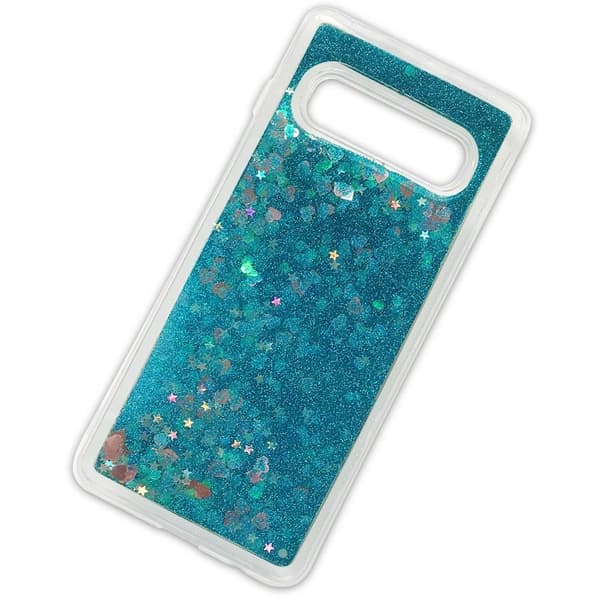 Glitter Skal till Samsung Galaxy S10 Plus - Blå