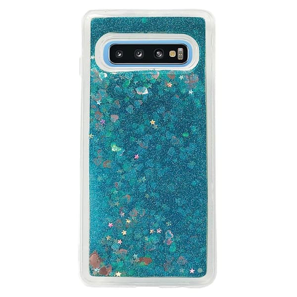 Glitter Skal till Samsung Galaxy S10 Plus - Blå