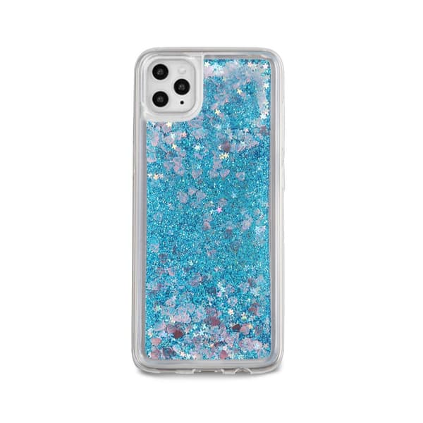 Glitter Skal till Apple iPhone 11 Pro Max - Blå