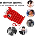 Miniatyrbild 10 av 11: Crab Pop it Fidget Skal till iPhone 11 - Svart