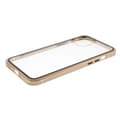 Miniatyrbild 5 av 5: Magnetisk Metal skal med Härdat Glas till iPhone 12 & 12 Pro - Guld