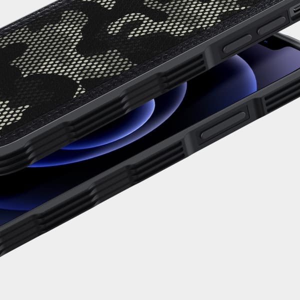 Nillkin Camouflage Hybridskal iPhone 12 & 12 Pro - Svart