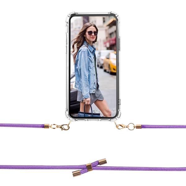 Boom Galaxy S20 Ultra mobilhalsband skal - Rope Purple