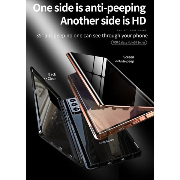 Magnetic Metal Skal Till Galaxy Note 20 - Grön