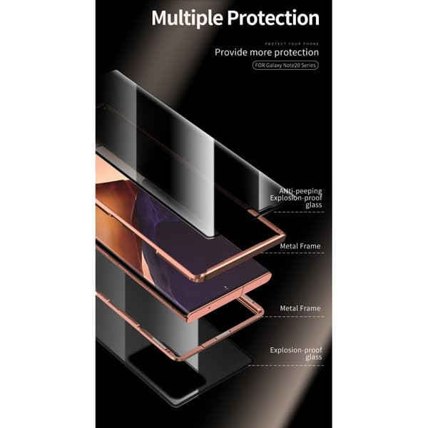 Magnetic Metal Skal Till Galaxy Note 20 - Grön