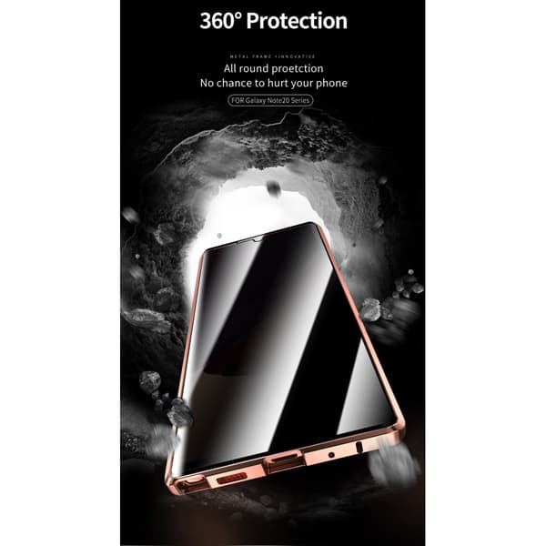 Magnetic Metal Skal Till Galaxy Note 20 - Grön