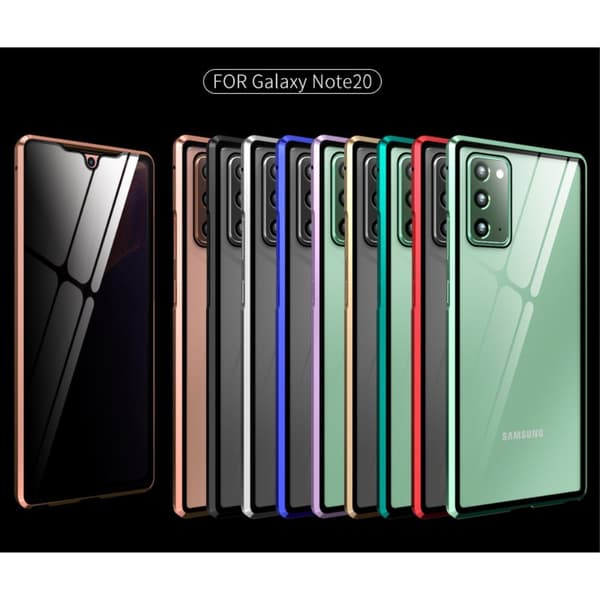 Magnetic Metal Skal Till Galaxy Note 20 - Grön