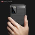 Miniatyrbild 8 av 10: Carbon TPU Skal Till Galaxy Note 20 - Svart