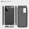 Miniatyrbild 9 av 10: Carbon TPU Skal Till Galaxy Note 20 - Svart
